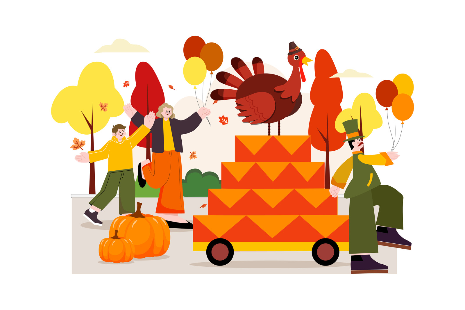 M517_ Thanksgiving Day Illustration Pack M517_ Thanksgiving Day Illustration Pack