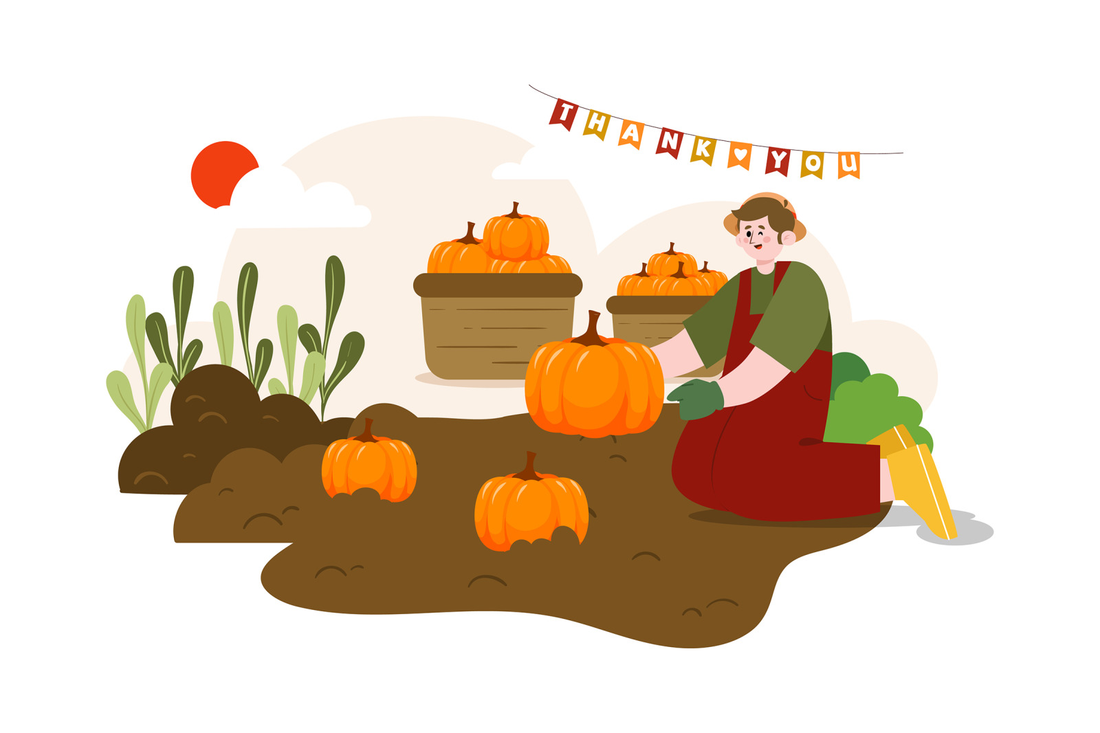 M517_ Thanksgiving Day Illustration Pack M517_ Thanksgiving Day Illustration Pack