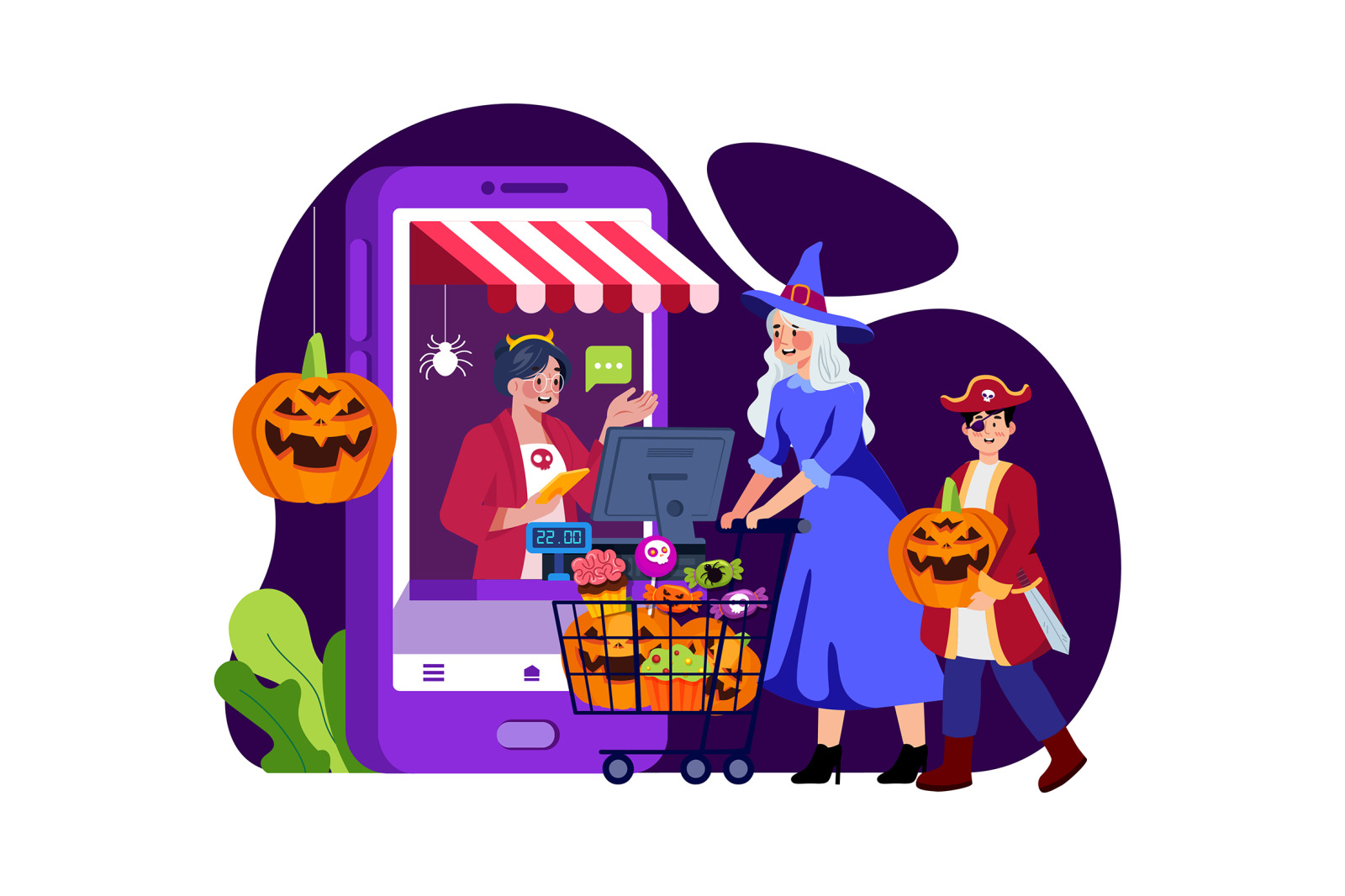 M518_ Halloween Illustration Pack M518_ Halloween Illustration Pack
