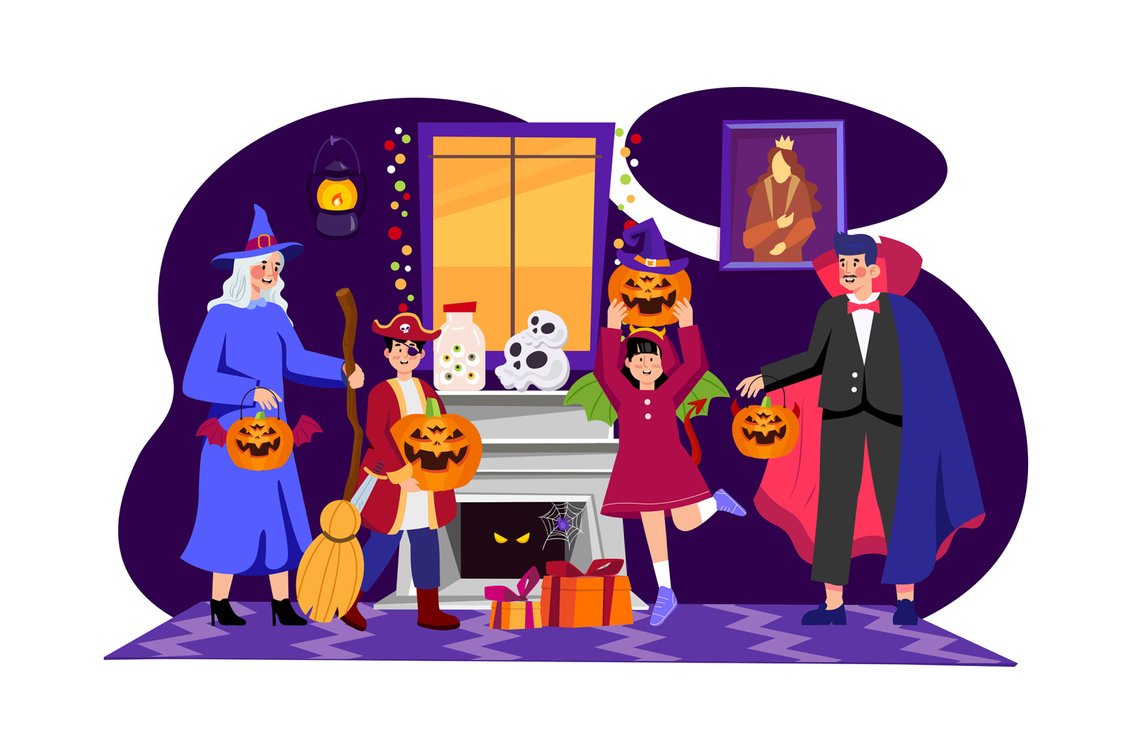 M518_ Halloween Illustration Pack