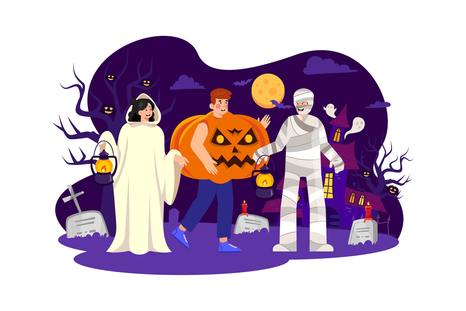 M518_ Halloween Illustration Pack M518_ Halloween Illustration Pack