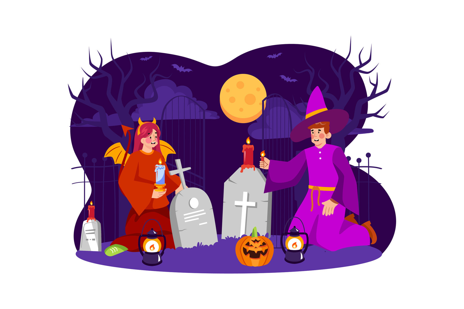 M518_ Halloween Illustration Pack