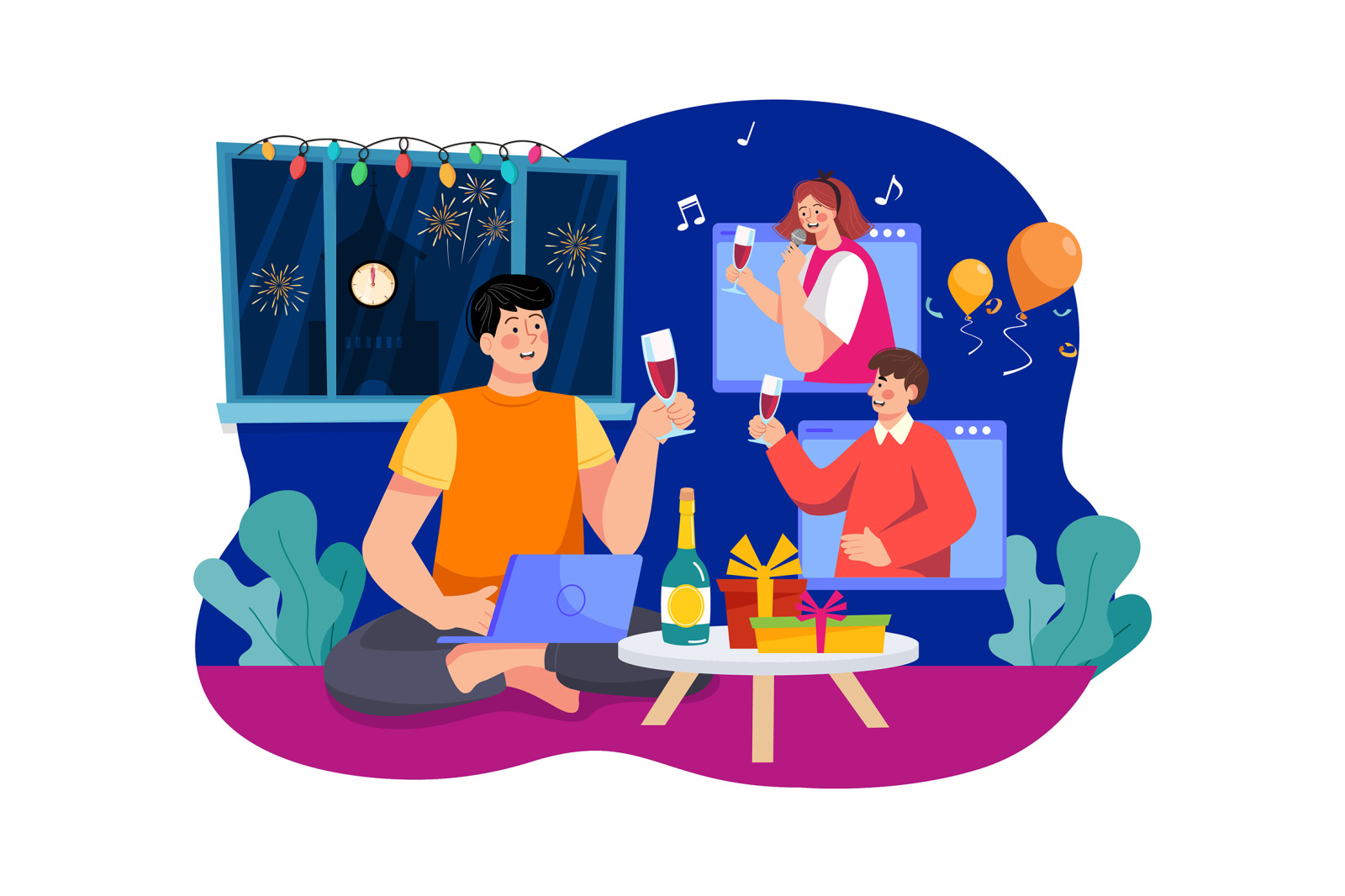 M520_New year’s Eve Illustration Pack M520_New year’s Eve Illustration Pack