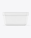 Glossy Plastic Container Mockup