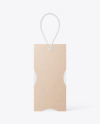 Kraft Card Holder Mockup