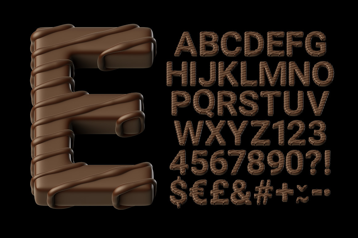 Choco Stripes Font Choco Stripes Font