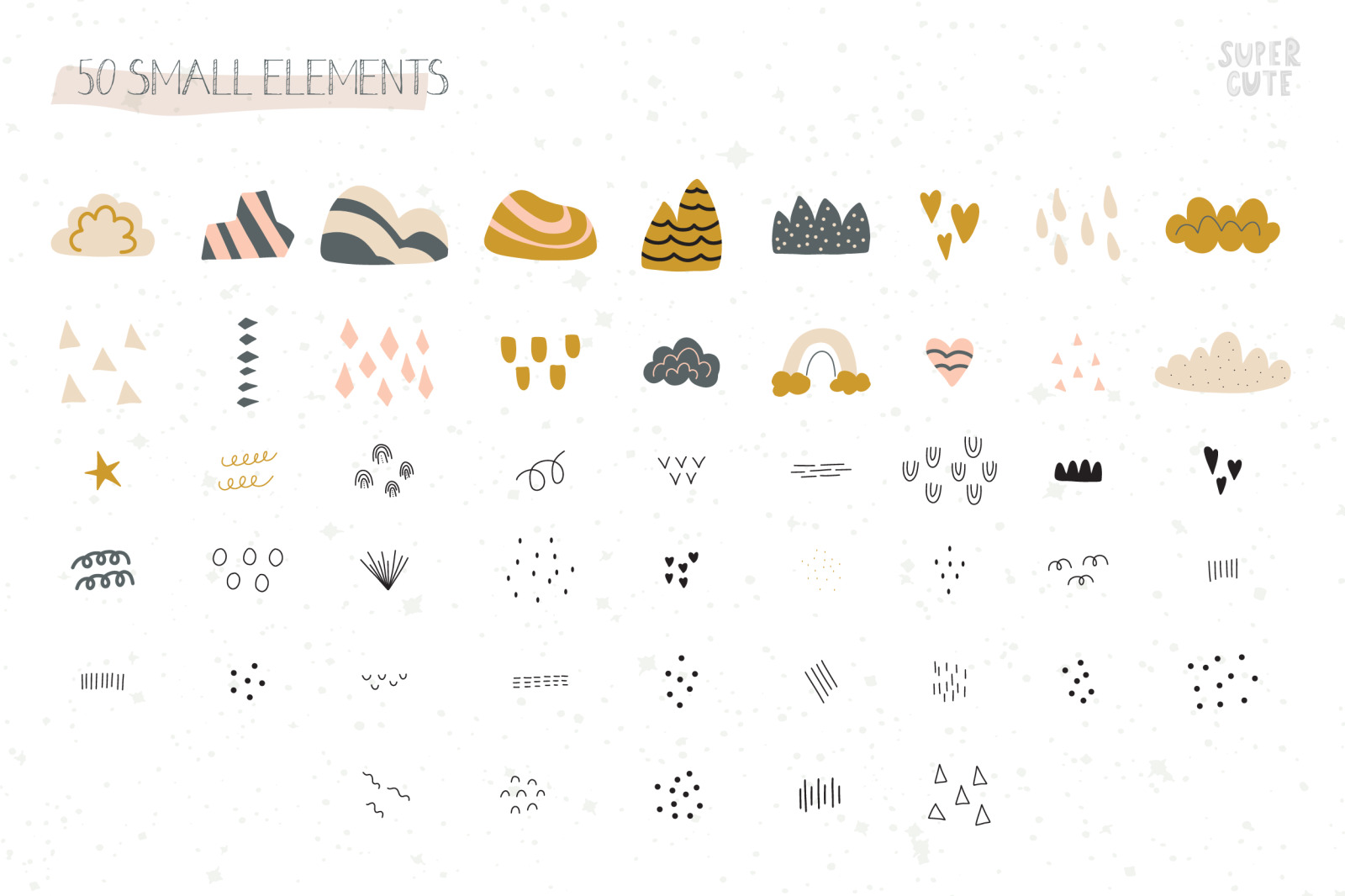 Cute Butterfly 120+ elements Cute Butterfly 120+ elements