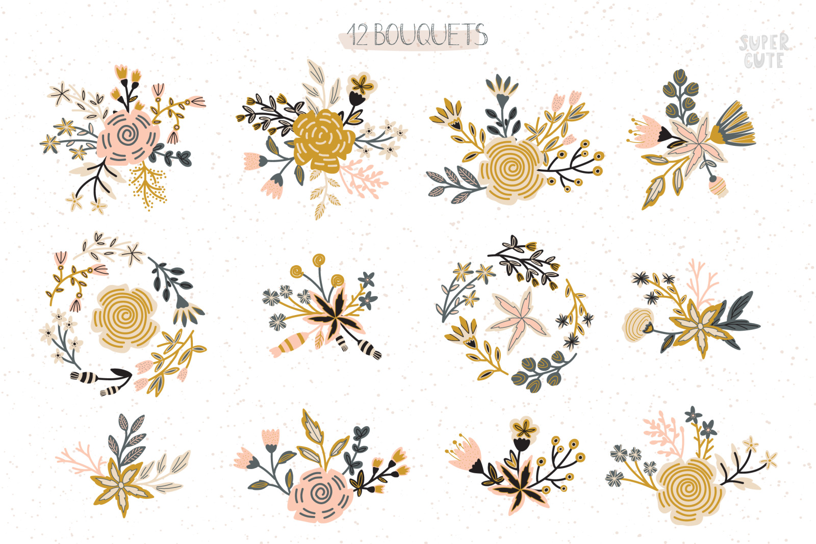 Cute Butterfly 120+ elements Cute Butterfly 120+ elements