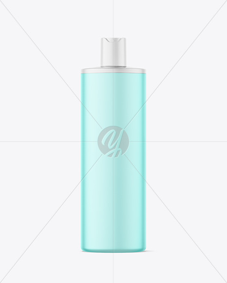 500ml Frosted Cosmetic Bottle Mockup