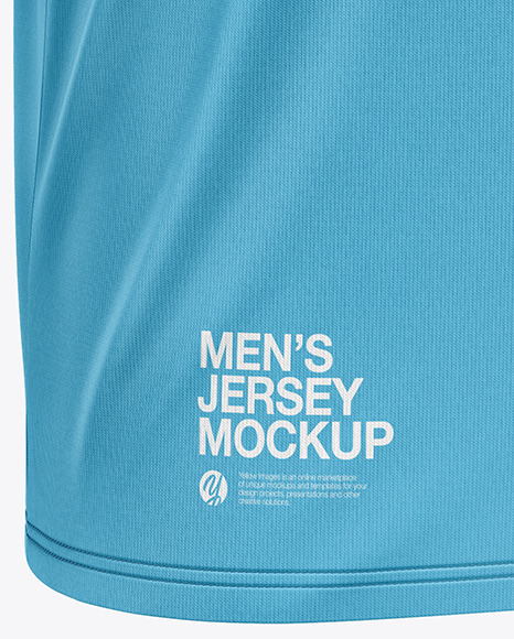 Men's Jersey Raglan Mockup