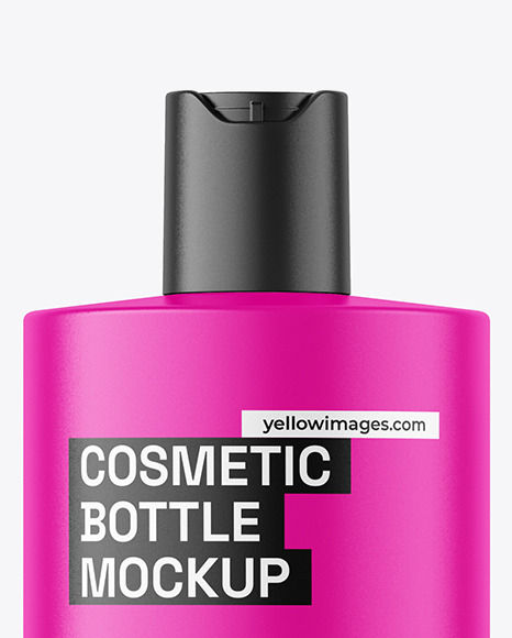 500ml Matte Cosmetic Bottle Mockup