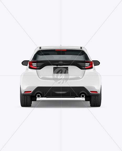 Hatchback Mockup - Back View