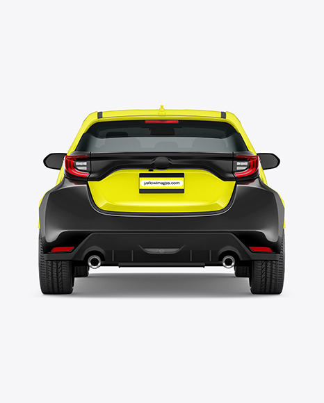 Hatchback Mockup - Back View