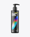 200ml Glossy Cosmetic Bottle w/ Pump Mockup 200ml Glossy Cosmetic Bottle w/ Pump Mockup
