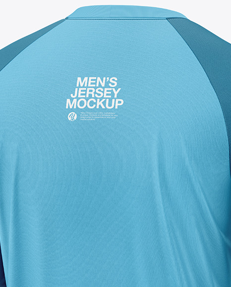 Men's Jersey Raglan Mockup