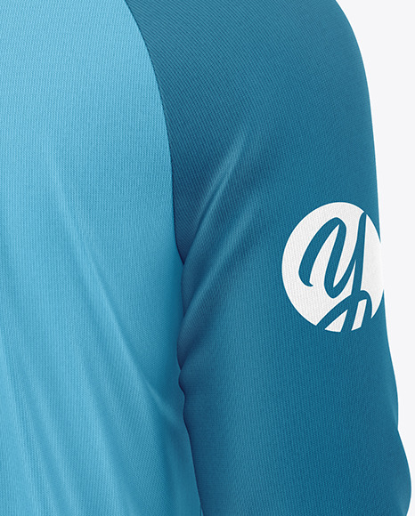 Men's Jersey Raglan Mockup