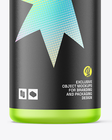 250ml Frosted Cosmetic Bottle w/ Pump Mockup