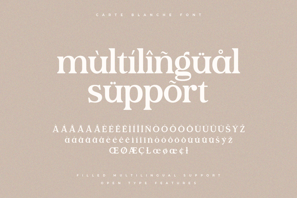 Carte Blanche | Stunning Serif Font Carte Blanche | Stunning Serif Font