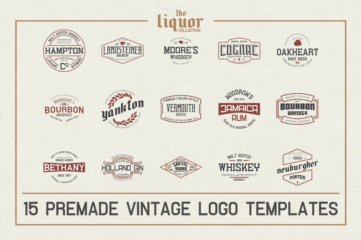 The Retro Brand Font Bundle The Retro Brand Font Bundle