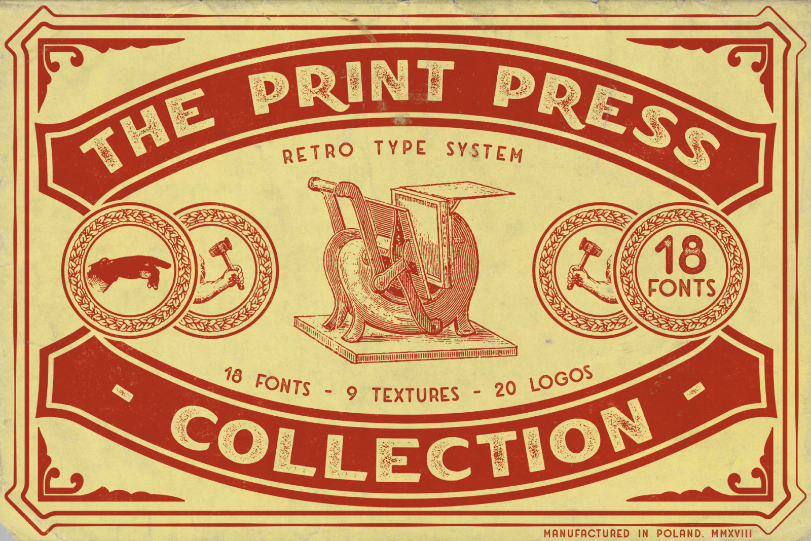 The Retro Brand Font Bundle The Retro Brand Font Bundle