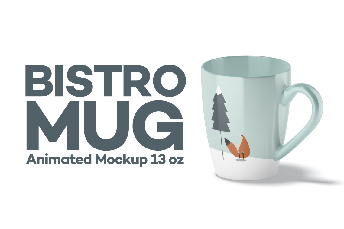 Bistro Mug Animated Mockup 13 oz Bistro Mug Animated Mockup 13 oz