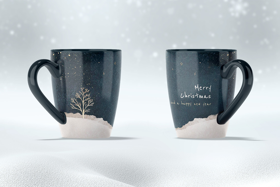 Bistro Mug Animated Mockup 13 oz