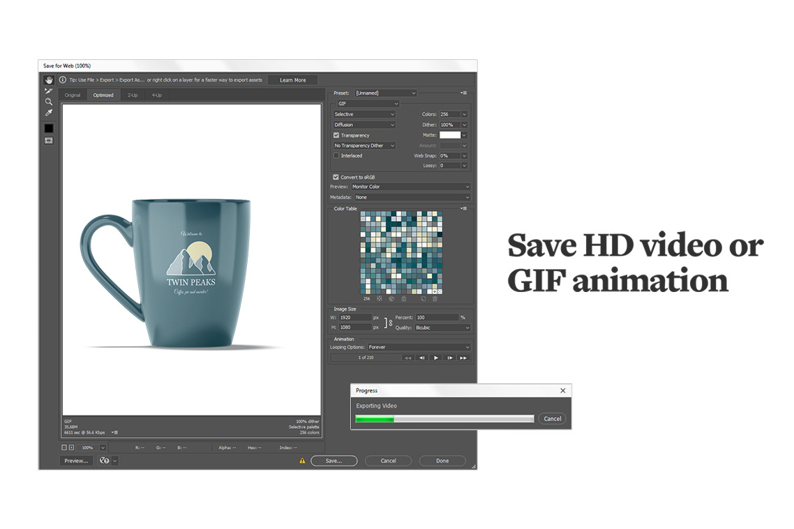 Bistro Mug Animated Mockup 13 oz Bistro Mug Animated Mockup 13 oz
