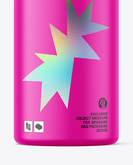 300ml Matte Cosmetic Bottle w/ Pump Mockup 300ml Matte Cosmetic Bottle w/ Pump Mockup