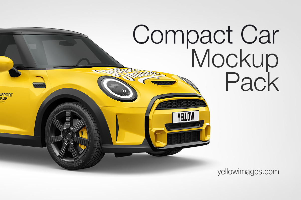 Compact Car Mockup Pack