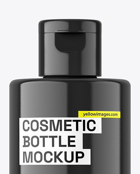 100ml Glossy Cosmetic Bottle Mockup