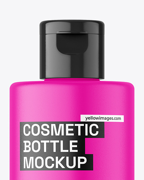 100ml Matte Cosmetic Bottle Mockup 100ml Matte Cosmetic Bottle Mockup
