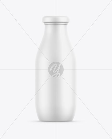 Matte Yogurt Bottle Mockup