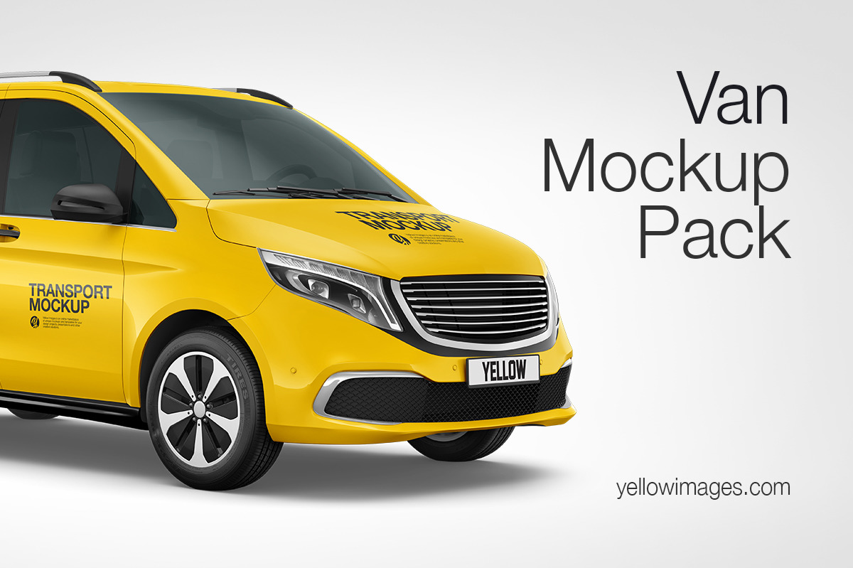 Van Mockup Pack Van Mockup Pack