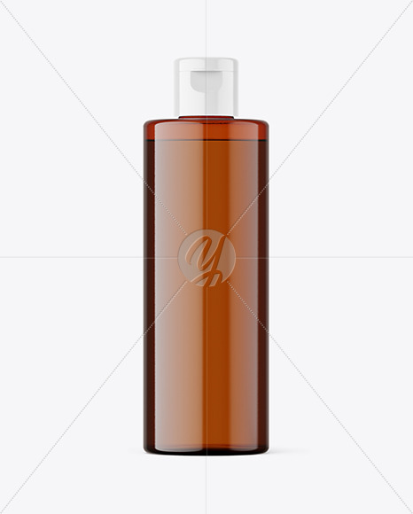 100ml Amber Cosmetic Bottle Mockup