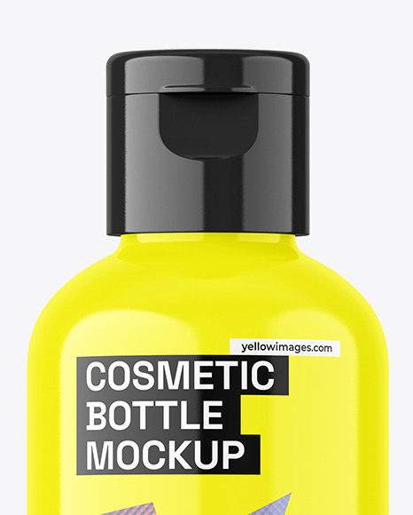 50ml Glossy Cosmetic Bottle Mockup 50ml Glossy Cosmetic Bottle Mockup