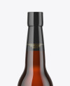 Amber Glass Bottle Mockup