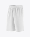 Basketball Shorts Mockup - Half Side View