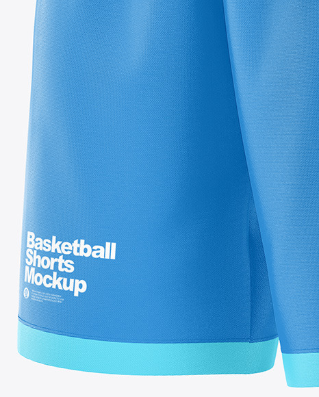 Basketball Shorts Mockup - Half Side View