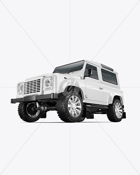 Off-Road SUV Mockup - Half Side View