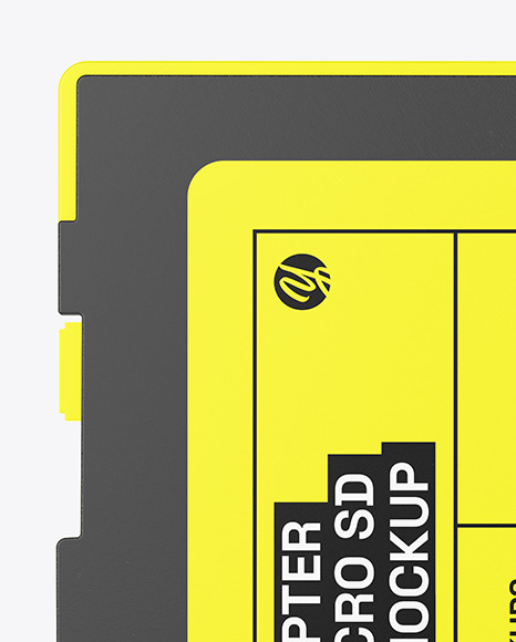 SD Adapter For Micro SD Card Mockup