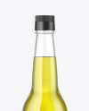 Clear Glass Olive Oil Bottle Mockup