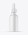 Matte Plastic Dropper Bottle Mockup