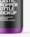 Matte Plastic Dropper Bottle Mockup