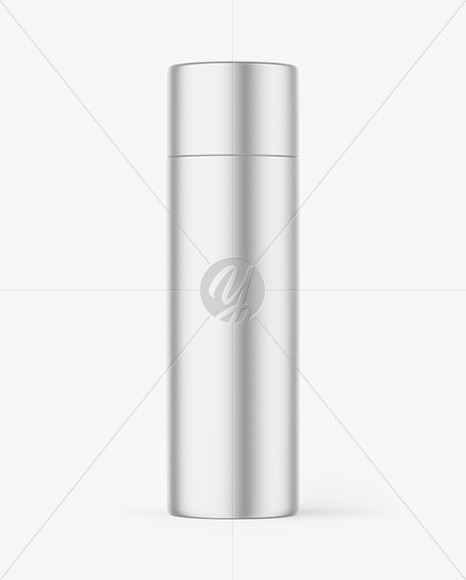 Metallic Paper Tube Mockup