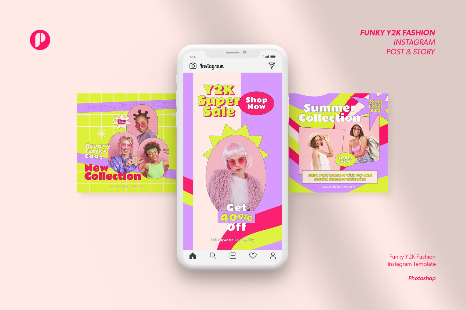 Colorful Funky Y2K Fashion Promotion Instagram Colorful Funky Y2K Fashion Promotion Instagram
