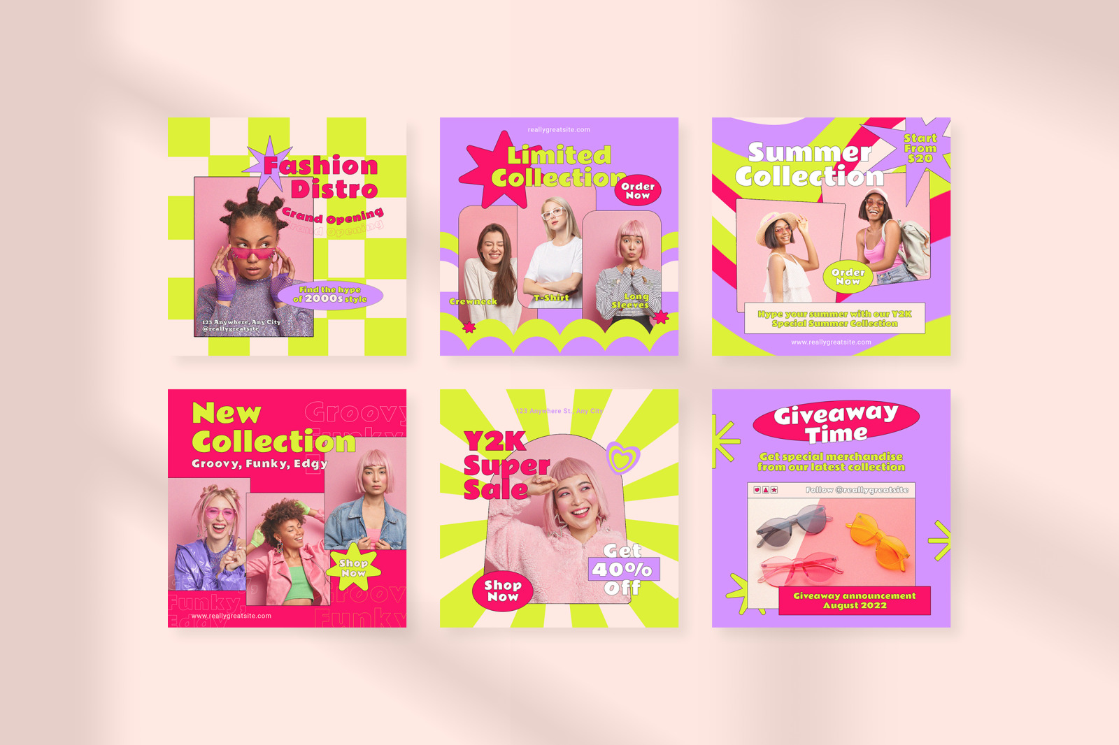 Colorful Funky Y2K Fashion Promotion Instagram Colorful Funky Y2K Fashion Promotion Instagram