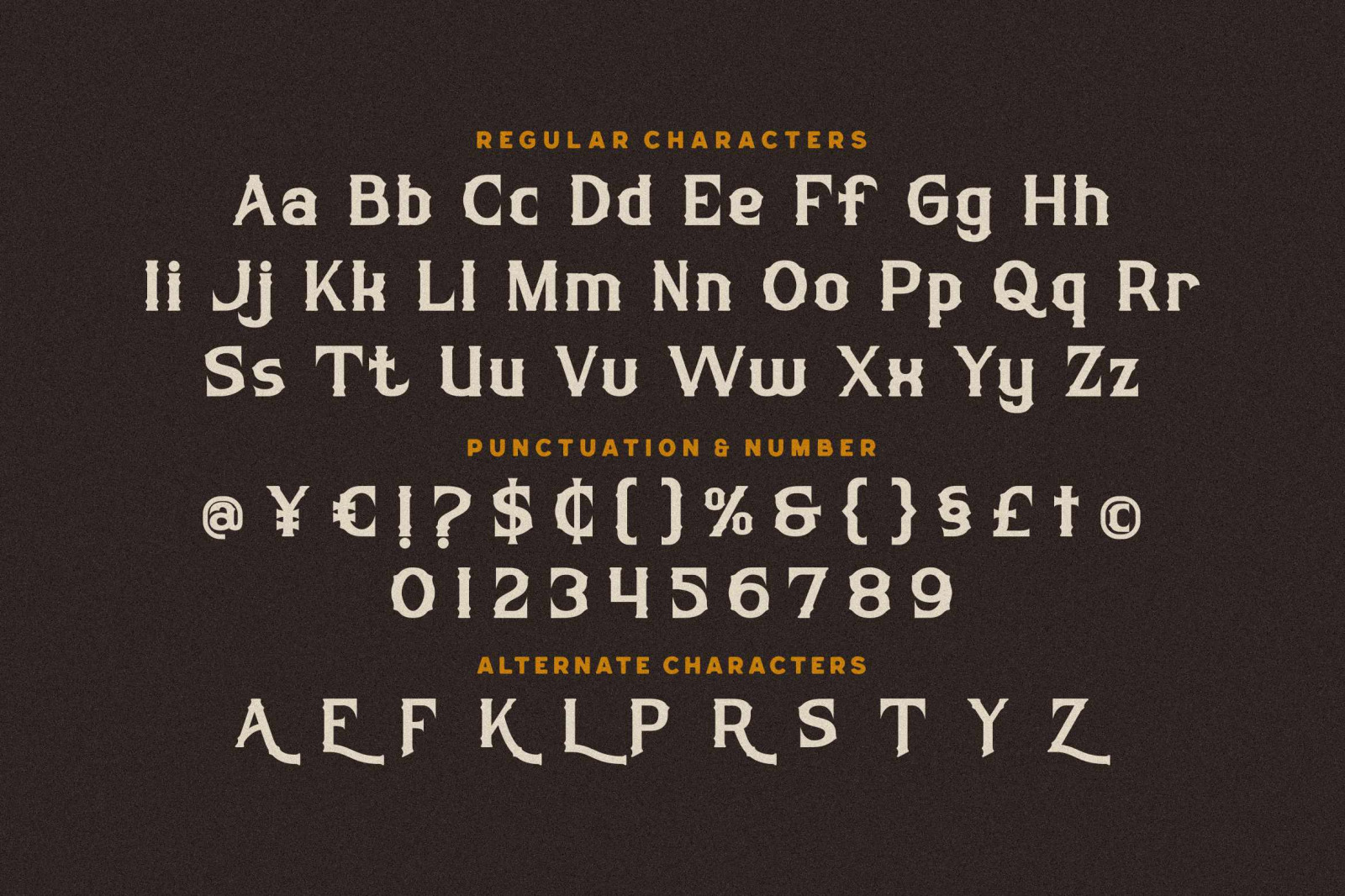 Cikond - Vintage Display Font