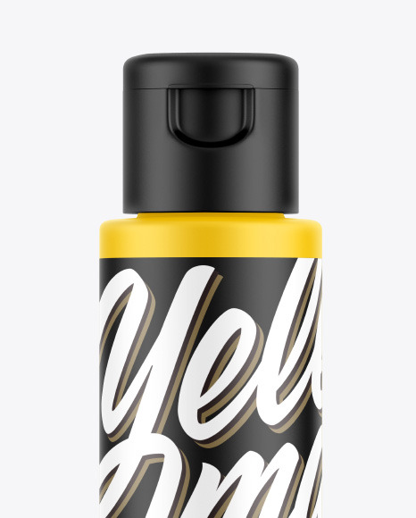 Matte Cosmetic Bottle Mockup