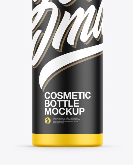 Matte Cosmetic Bottle Mockup