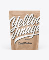 Kraft Pouch Mockup